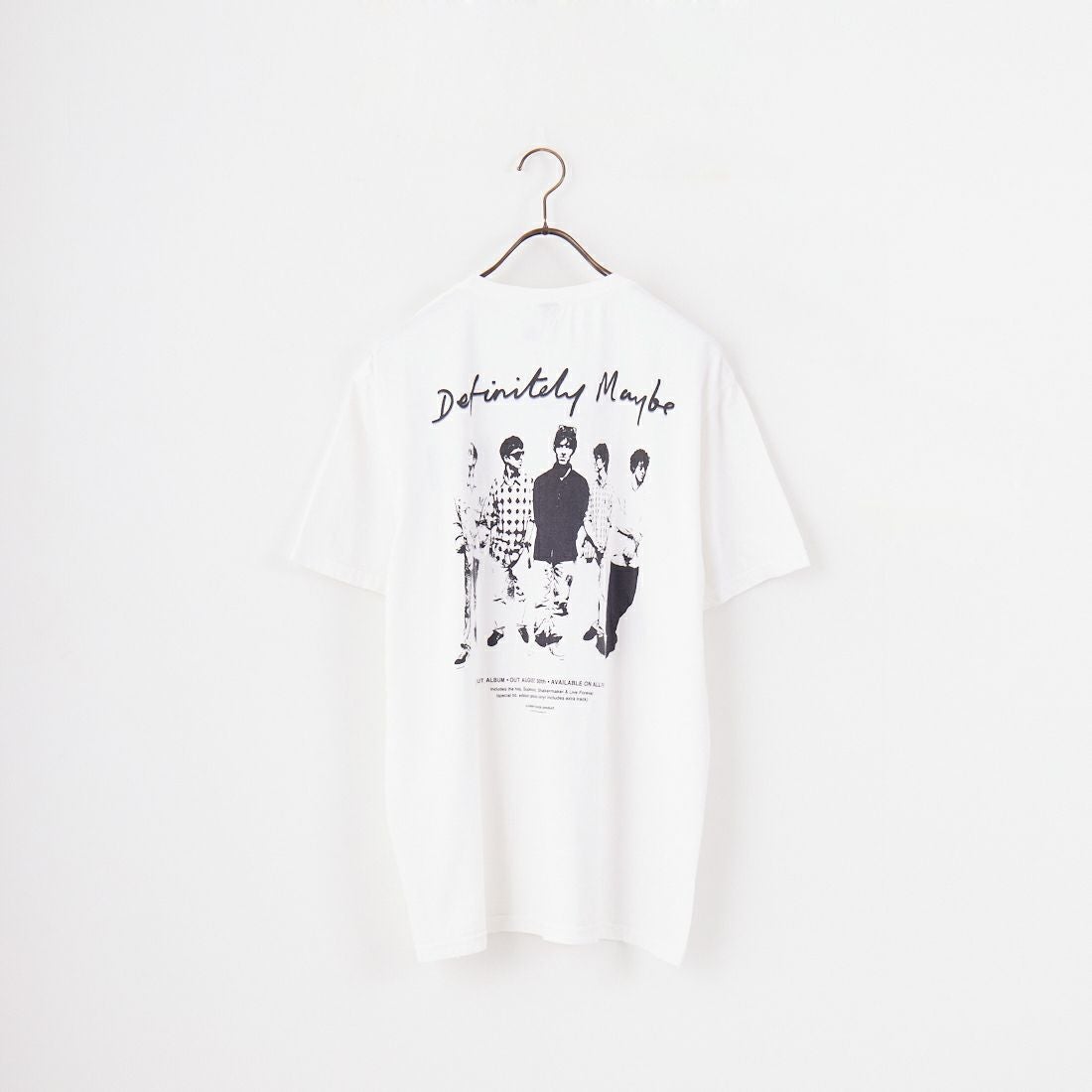 THRIFTY LOOK [スリフティールック] oasis ショートスリーブTシャツ [TL25S044-W] WHITE