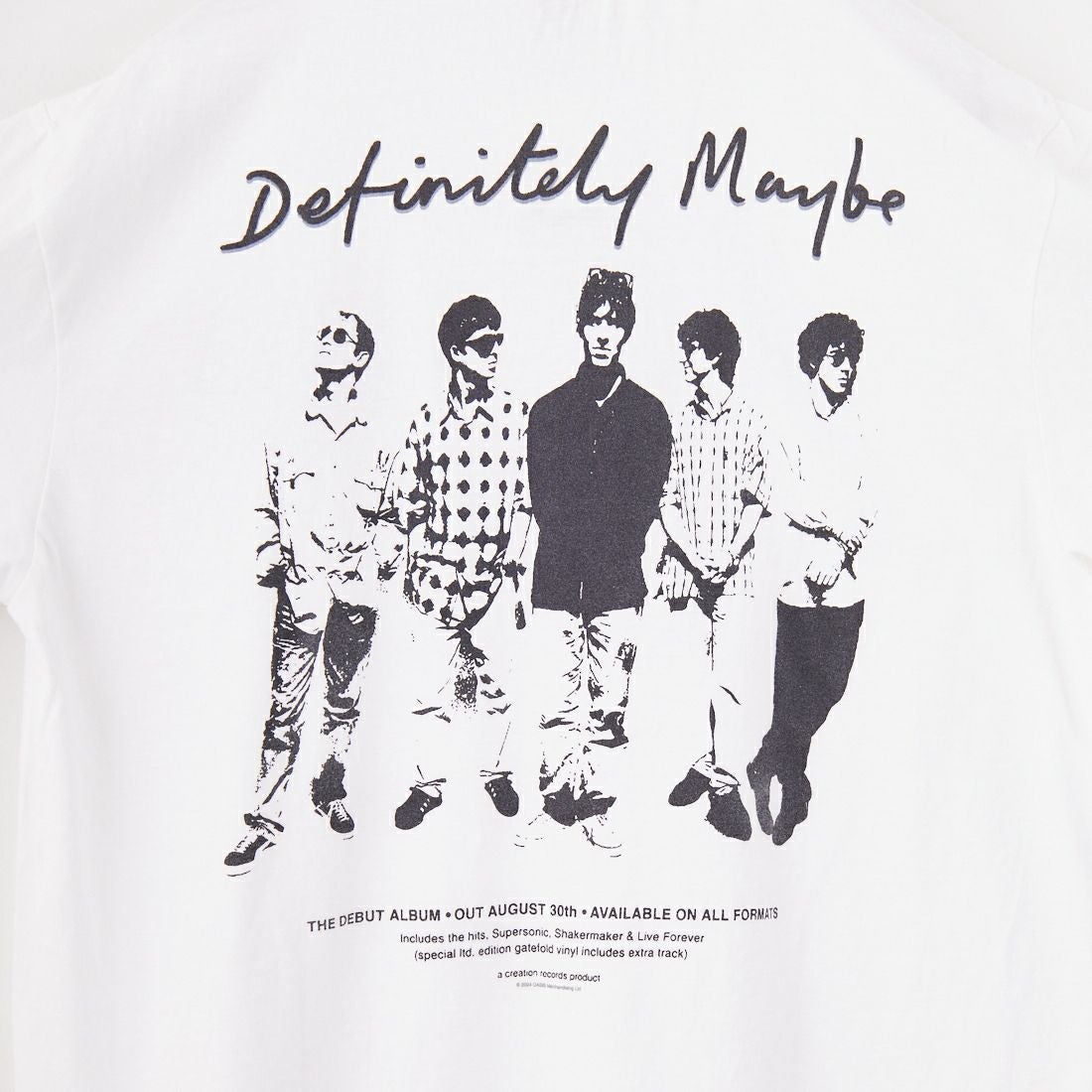 THRIFTY LOOK [スリフティールック] oasis ショートスリーブTシャツ [TL25S044-W] WHITE