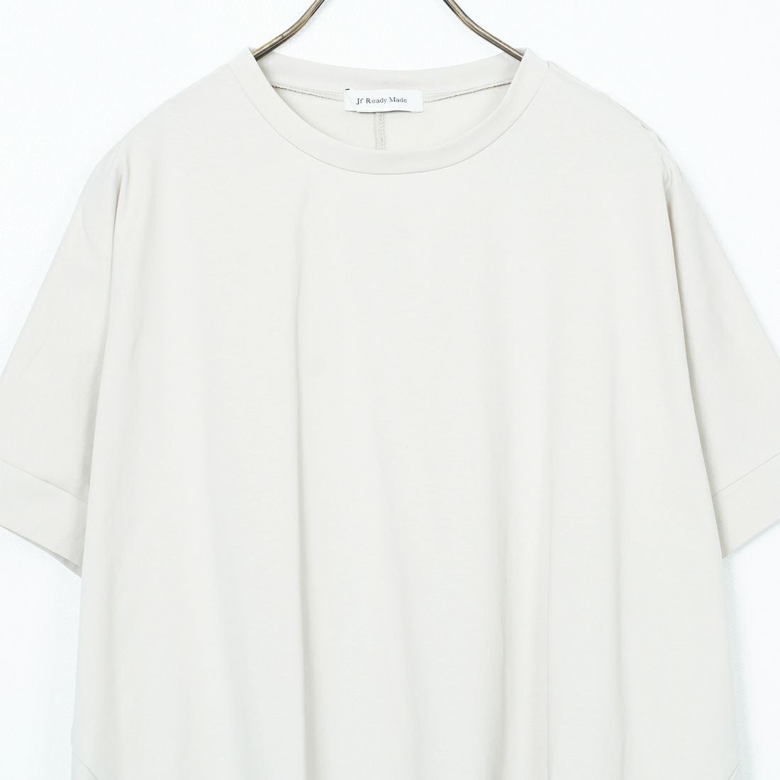 Jf Ready Made [ジェイエフレディメイド] シルケットベアスリットTシャツ [3101103] 810 Lｸﾞﾚｲ