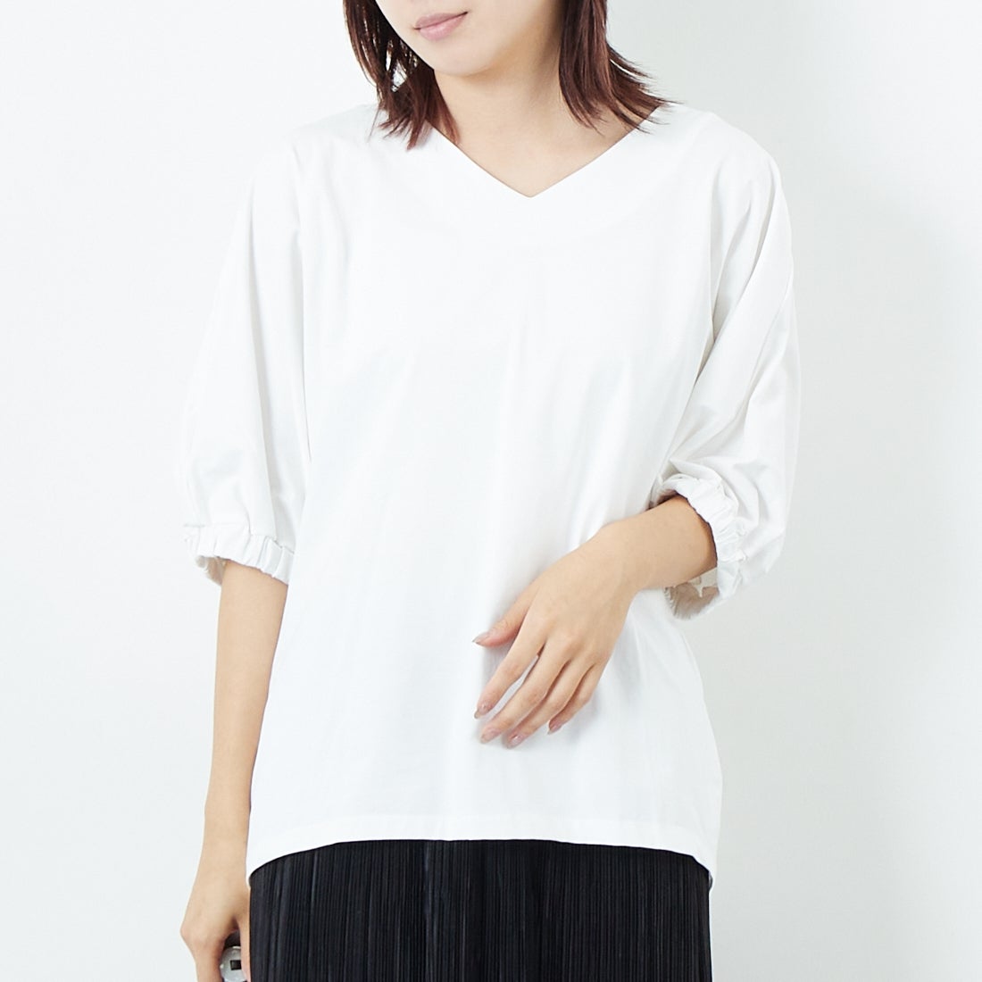 104 ｵﾌｼﾛ&&モデル身長：167cm 着用サイズ：F&&