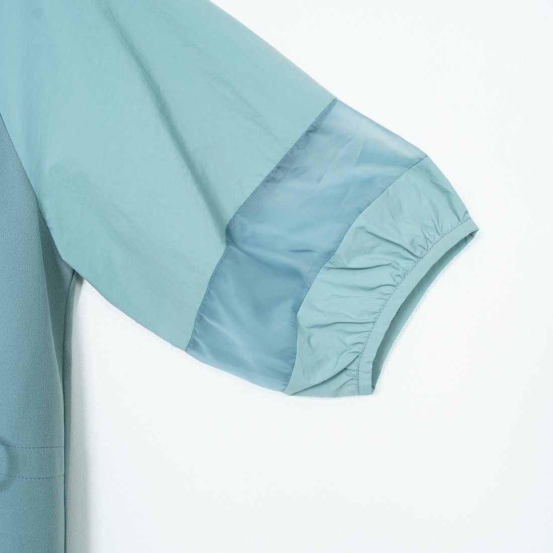 Jf Ready Made [ジェイエフレディメイド] ドローコード付きシアーワンピース [8556706-02] 72 ｸﾞﾘｰﾝ