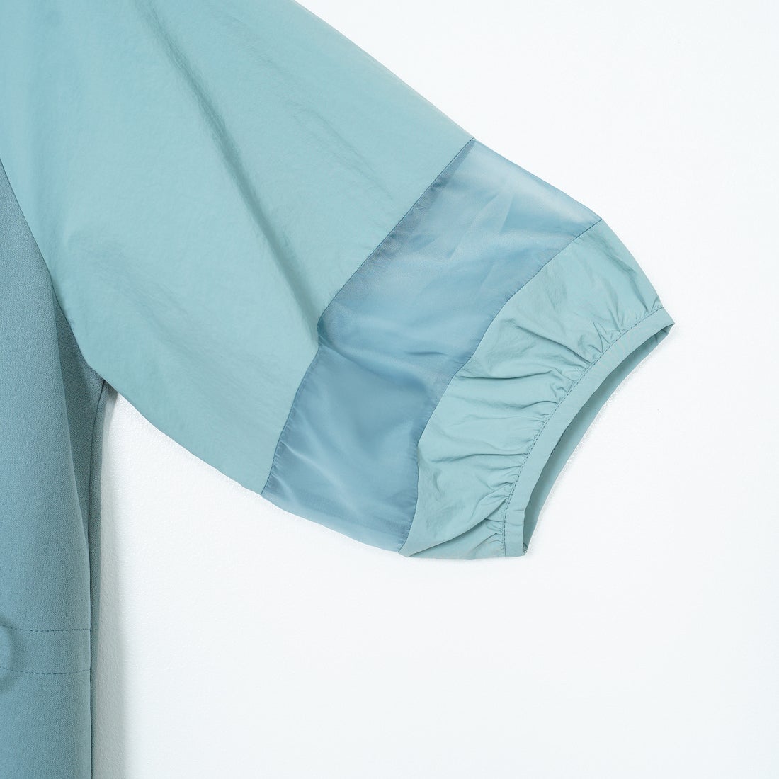 Jf Ready Made [ジェイエフレディメイド] ドローコード付きシアーワンピース [8556706-02] 72 ｸﾞﾘｰﾝ