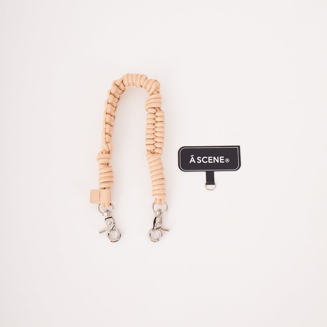 A SCENE [エーシーン] デザインパラコードレザーストラップ [AS03-009] BEIGE