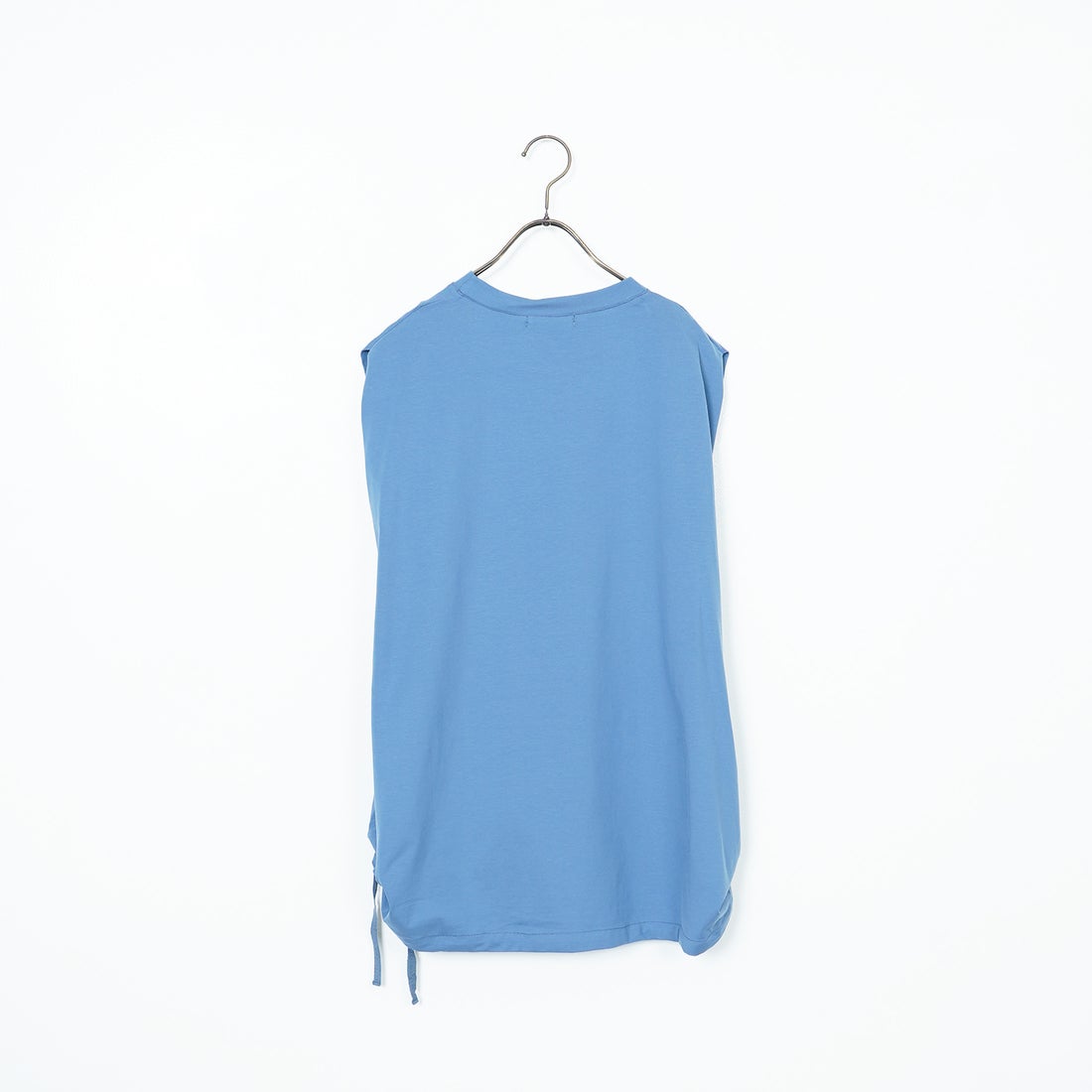 Jf Ready Made [ジェイエフレディメイド] シルケットドロストノースリーブトップス [3101107] 501 ﾌﾞﾙｰ