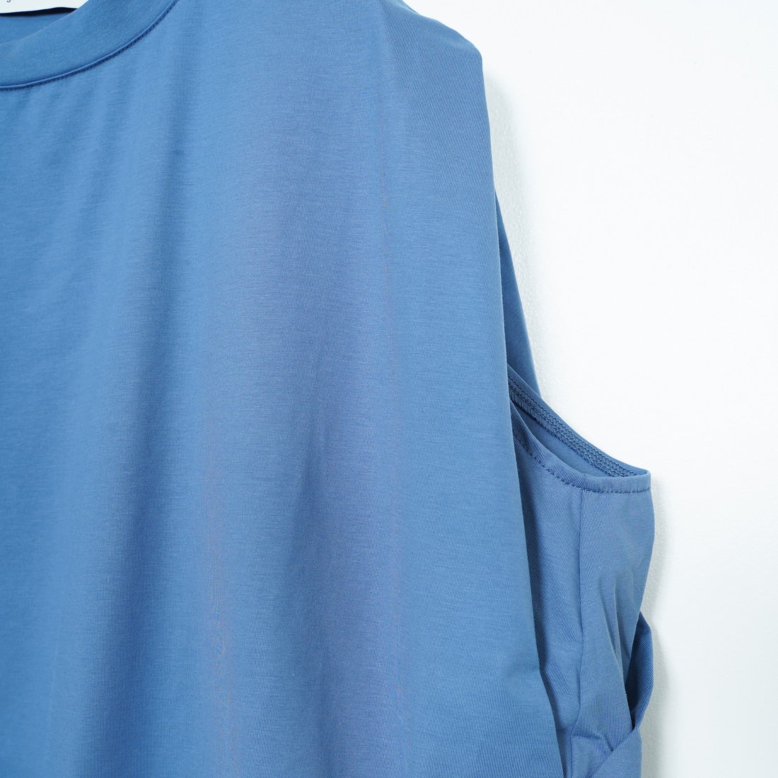 Jf Ready Made [ジェイエフレディメイド] シルケットドロストノースリーブトップス [3101107] 501 ﾌﾞﾙｰ