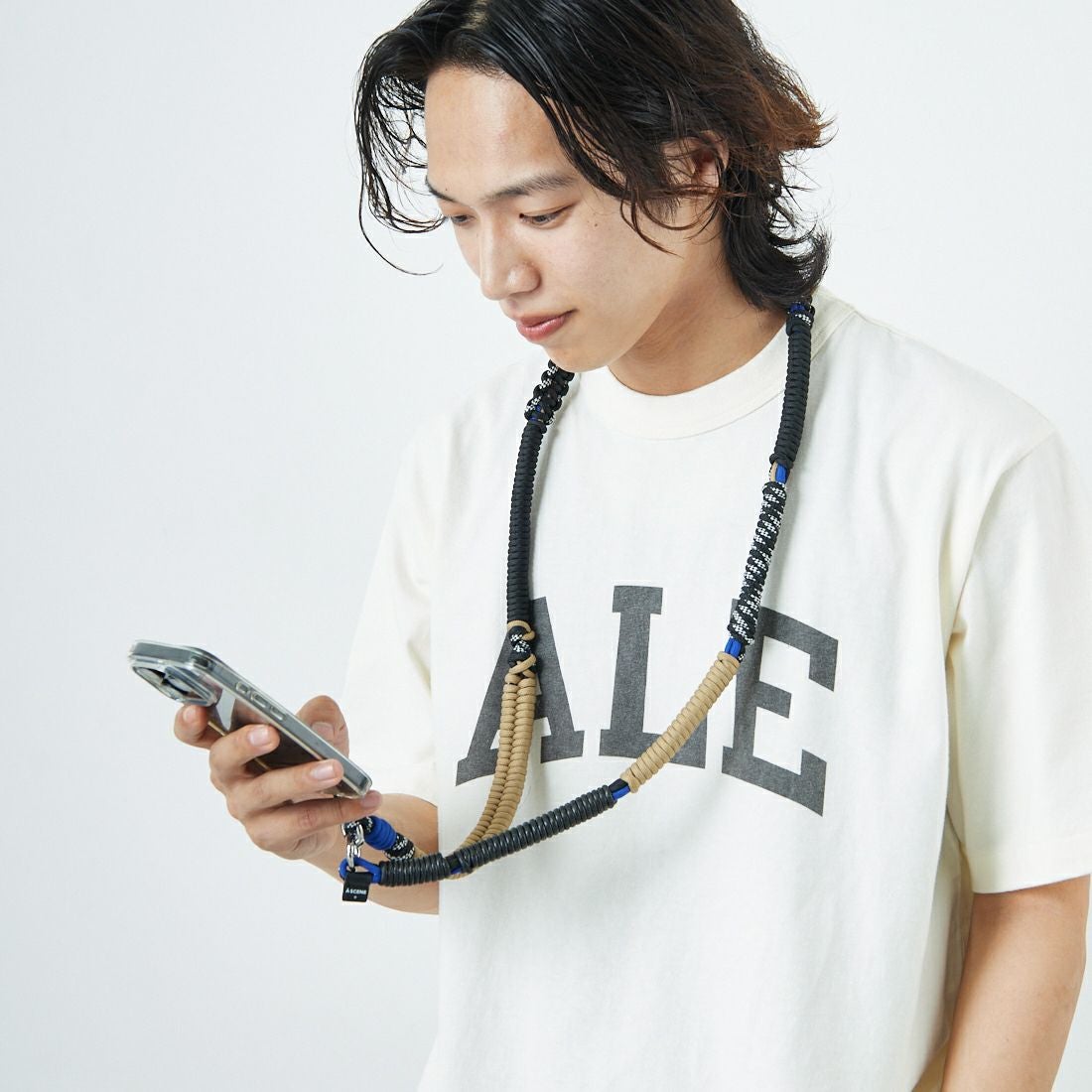 A SCENE [エーシーン] デザインパラコードショルダー [AS03-002] BLU/BLK