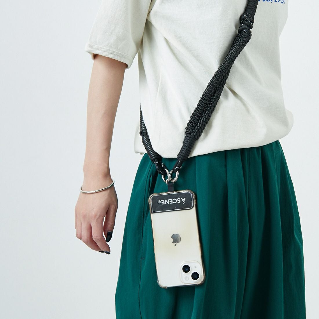 A SCENE [エーシーン] デザインパラコードショルダー [AS03-002] BLACK