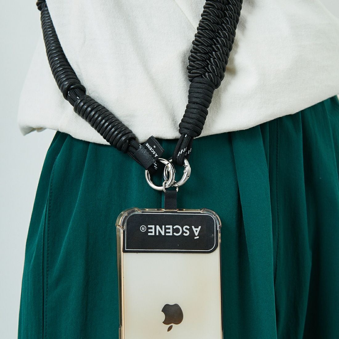 A SCENE [エーシーン] デザインパラコードショルダー [AS03-002] BLACK