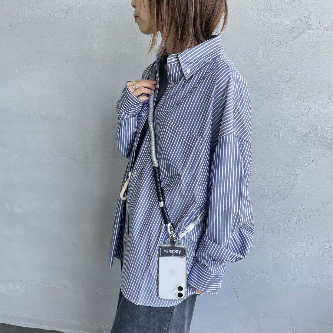 A SCENE [エーシーン] デザインパラコードショルダー [AS03-002] SILVER