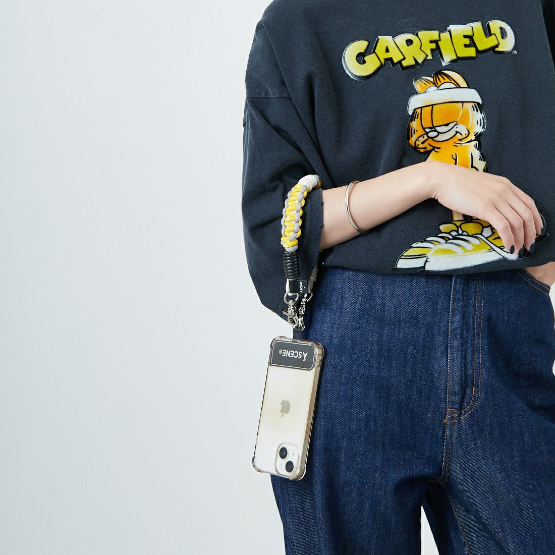 A SCENE [エーシーン] デザインパラコードストラップ [AS03-003] YELLOW