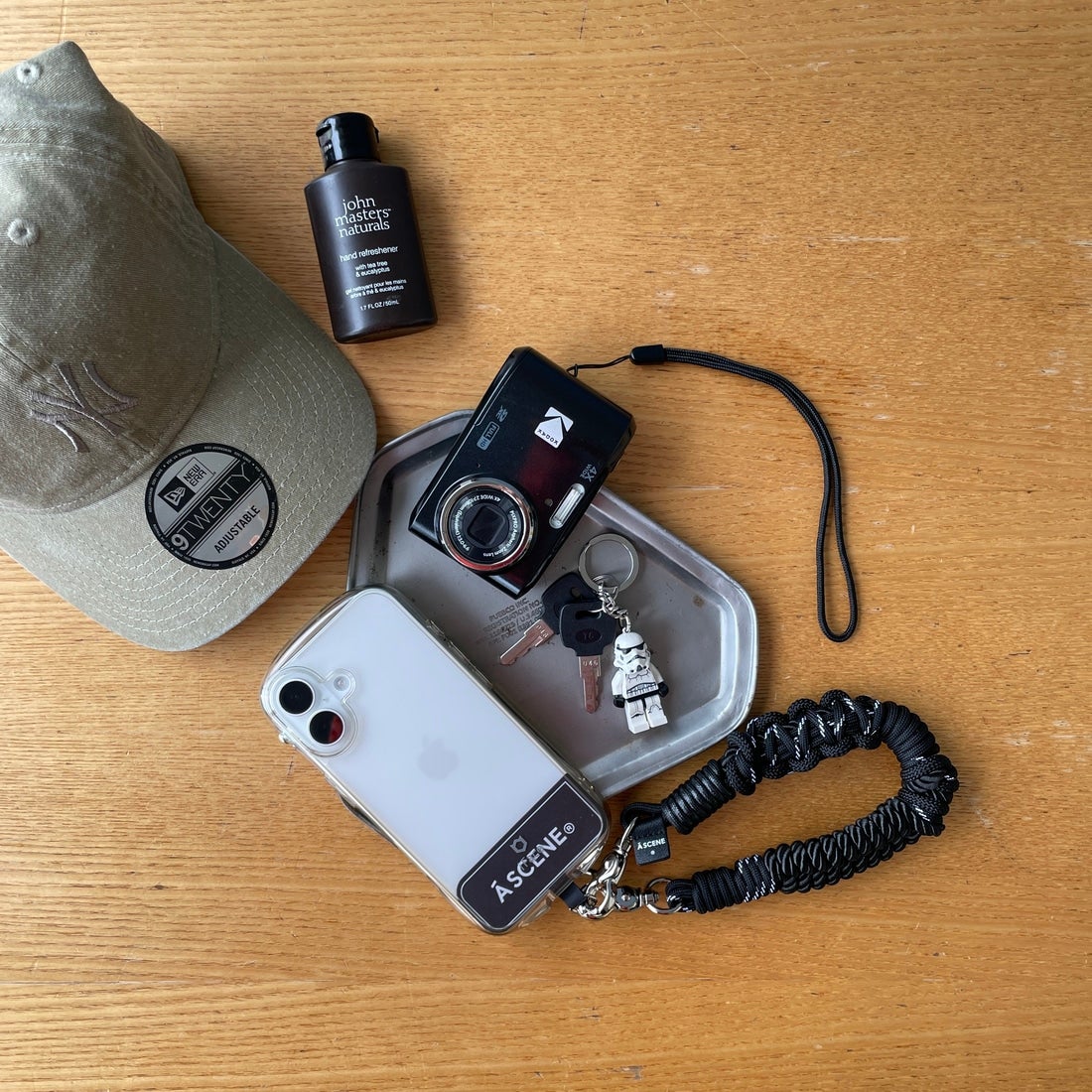 A SCENE [エーシーン] デザインパラコードストラップ [AS03-003] BLACK