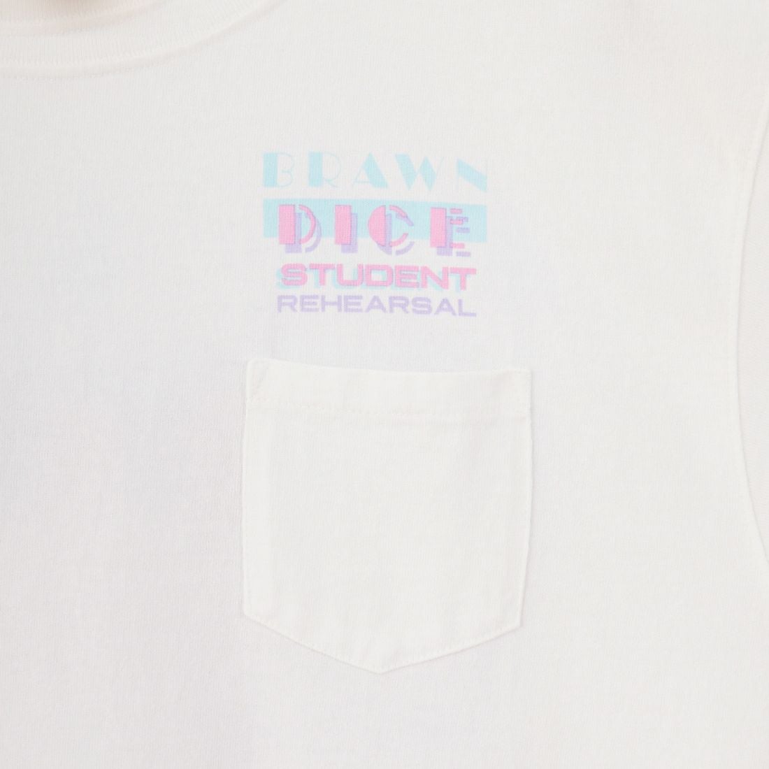 BRAWN [ブラウン] BRAWNS DICE STUDENT Tシャツ [24FW-002] WHITE