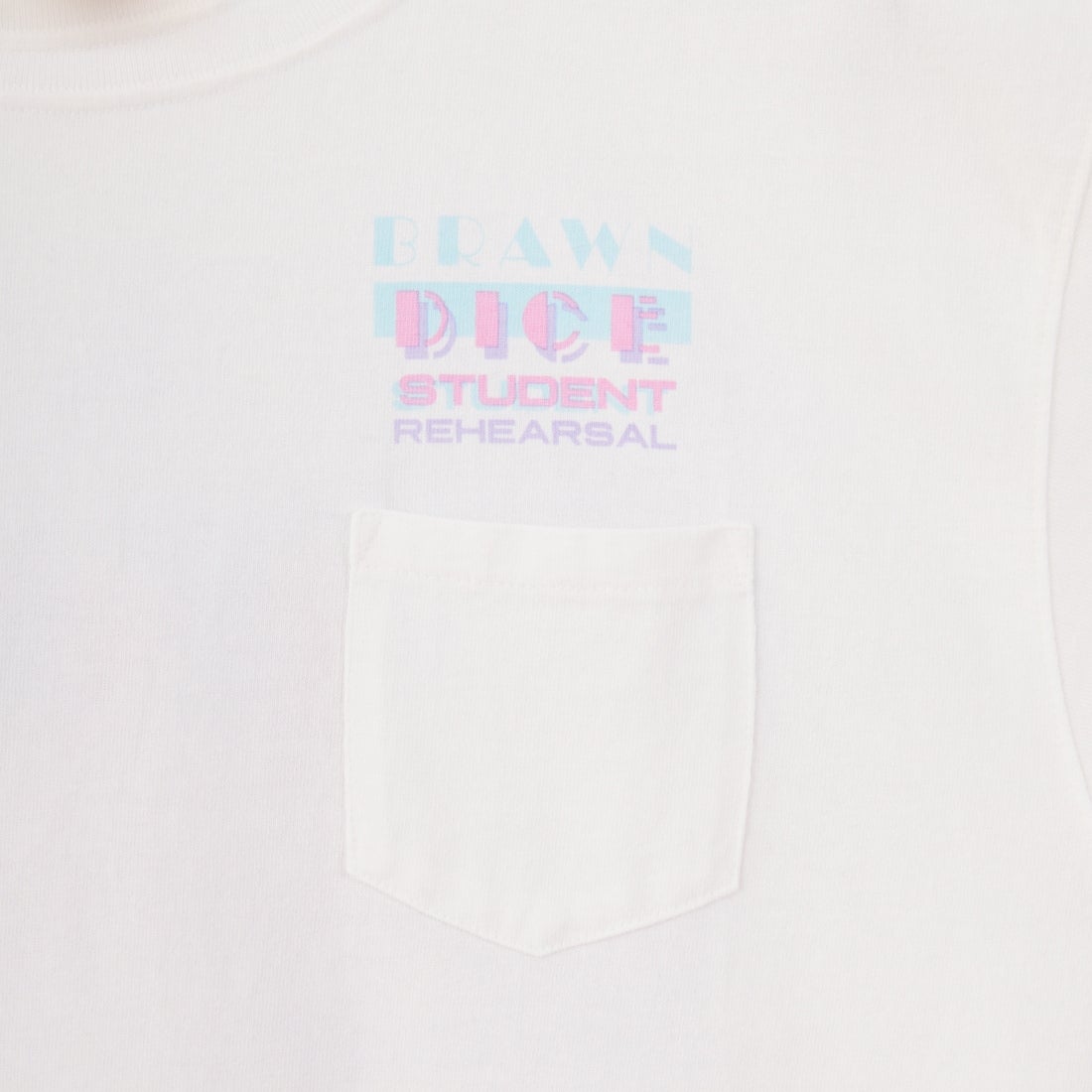 BRAWN [ブラウン] BRAWNS DICE STUDENT Tシャツ [24FW-002] WHITE