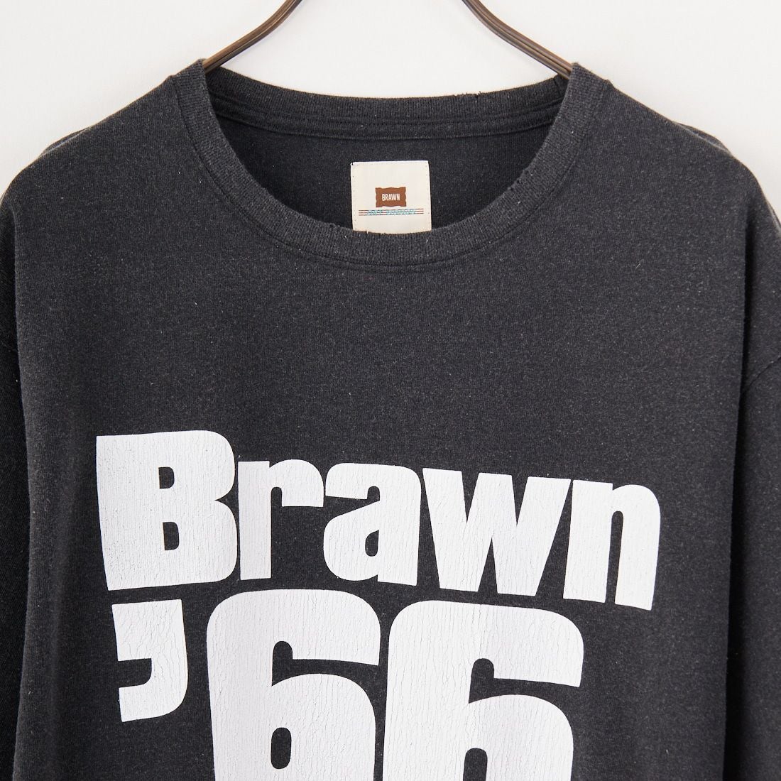 BRAWN [ブラウン] BRAWN 66 Tシャツ [24FW-003] BLACK