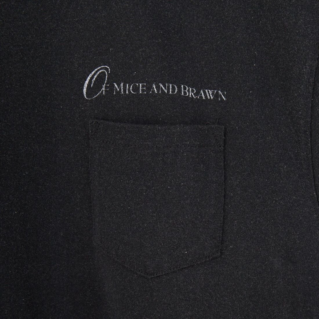 BRAWN [ブラウン] OF MICE AND BRAWN Tシャツ [24FW-001] BLACK