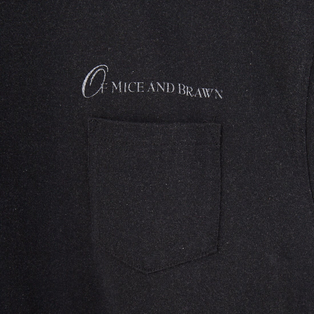 BRAWN [ブラウン] OF MICE AND BRAWN Tシャツ [24FW-001] BLACK