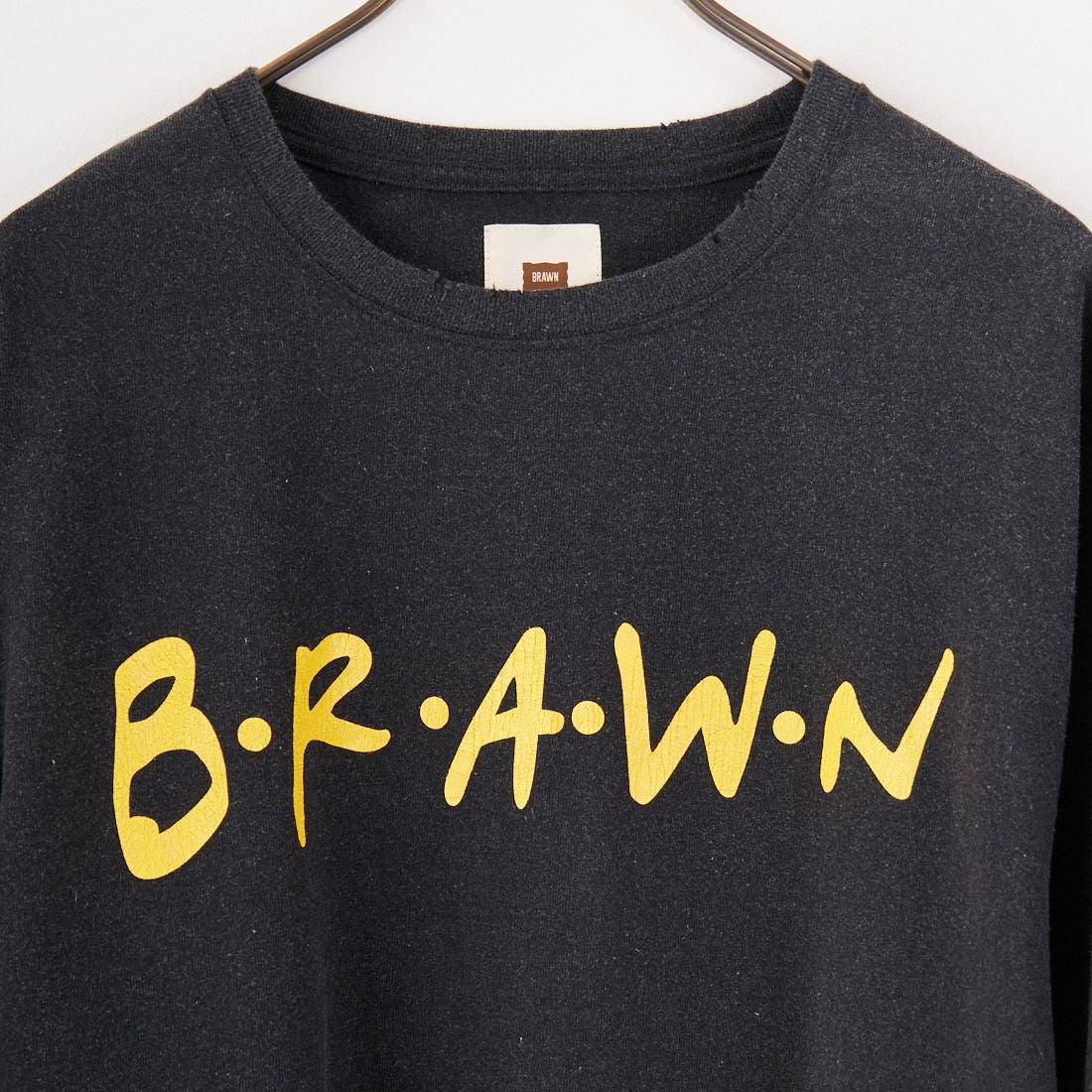 BRAWN [ブラウン] B・R・A・W・N Tシャツ [24FW-004] BLACK
