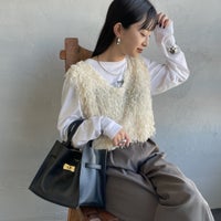 21 IVORY&&モデル身長：150cm 着用サイズ：F&&