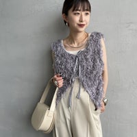 07 GRAY&&モデル身長：150cm 着用サイズ：F&&