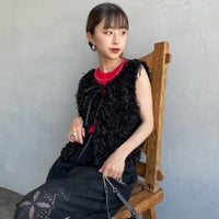 09 BLACK&&モデル身長：150cm 着用サイズ：F&&