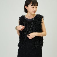 09 BLACK&&モデル身長：150cm 着用サイズ：F&&