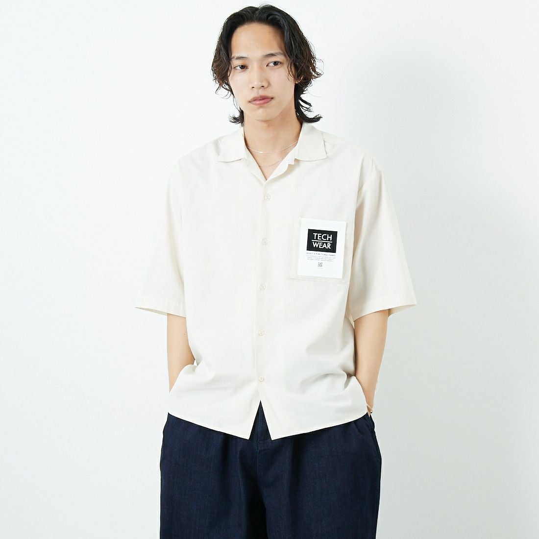 1 IVORY&&モデル身長：179cm 着用サイズ：M&&