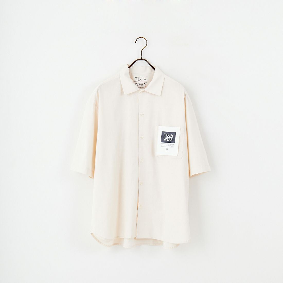 Jeans Factory Clothes [ジーンズファクトリークローズ] テックリネンワンナップカラーシャツ [EPC-53100] 1 IVORY