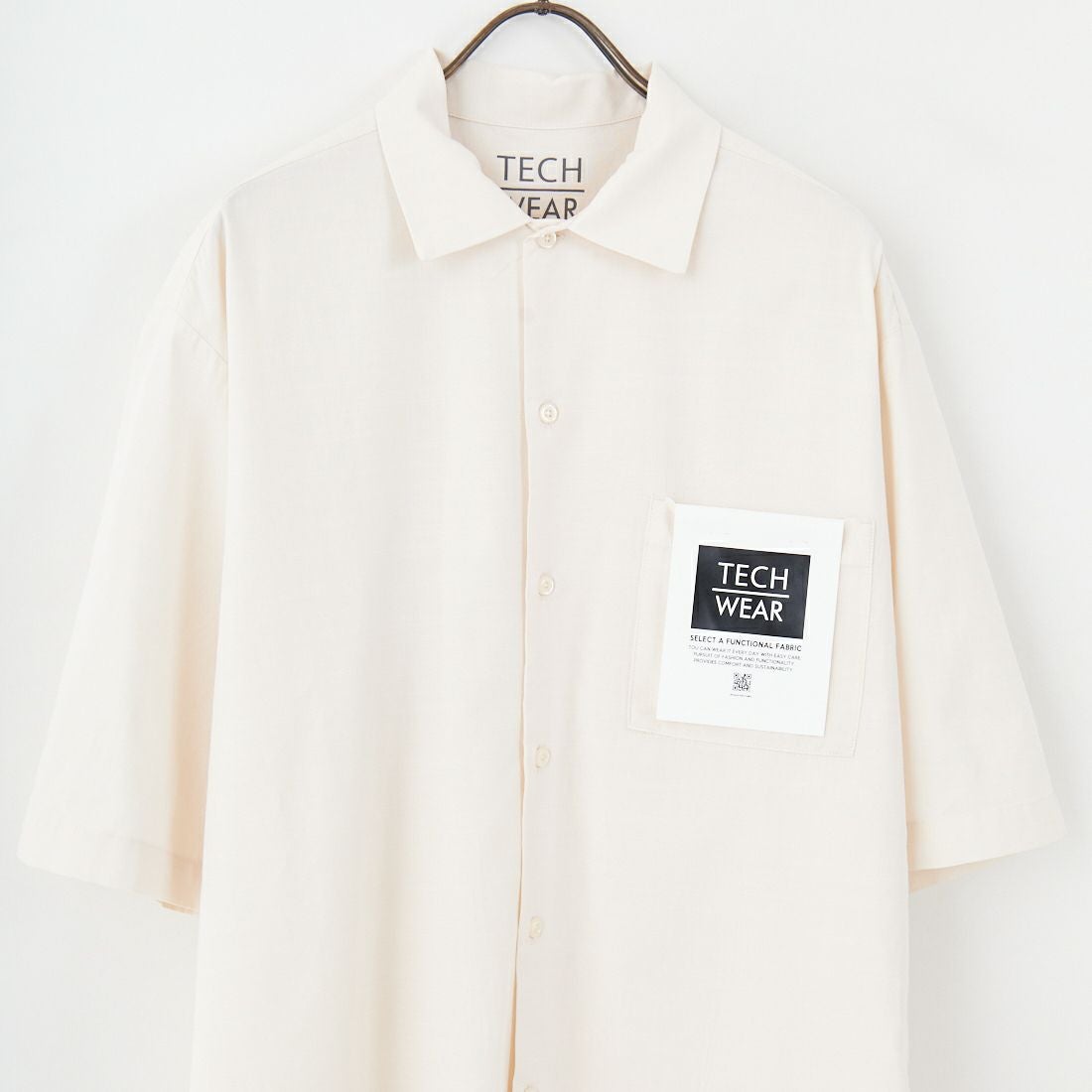 Jeans Factory Clothes [ジーンズファクトリークローズ] テックリネンワンナップカラーシャツ [EPC-53100] 1 IVORY