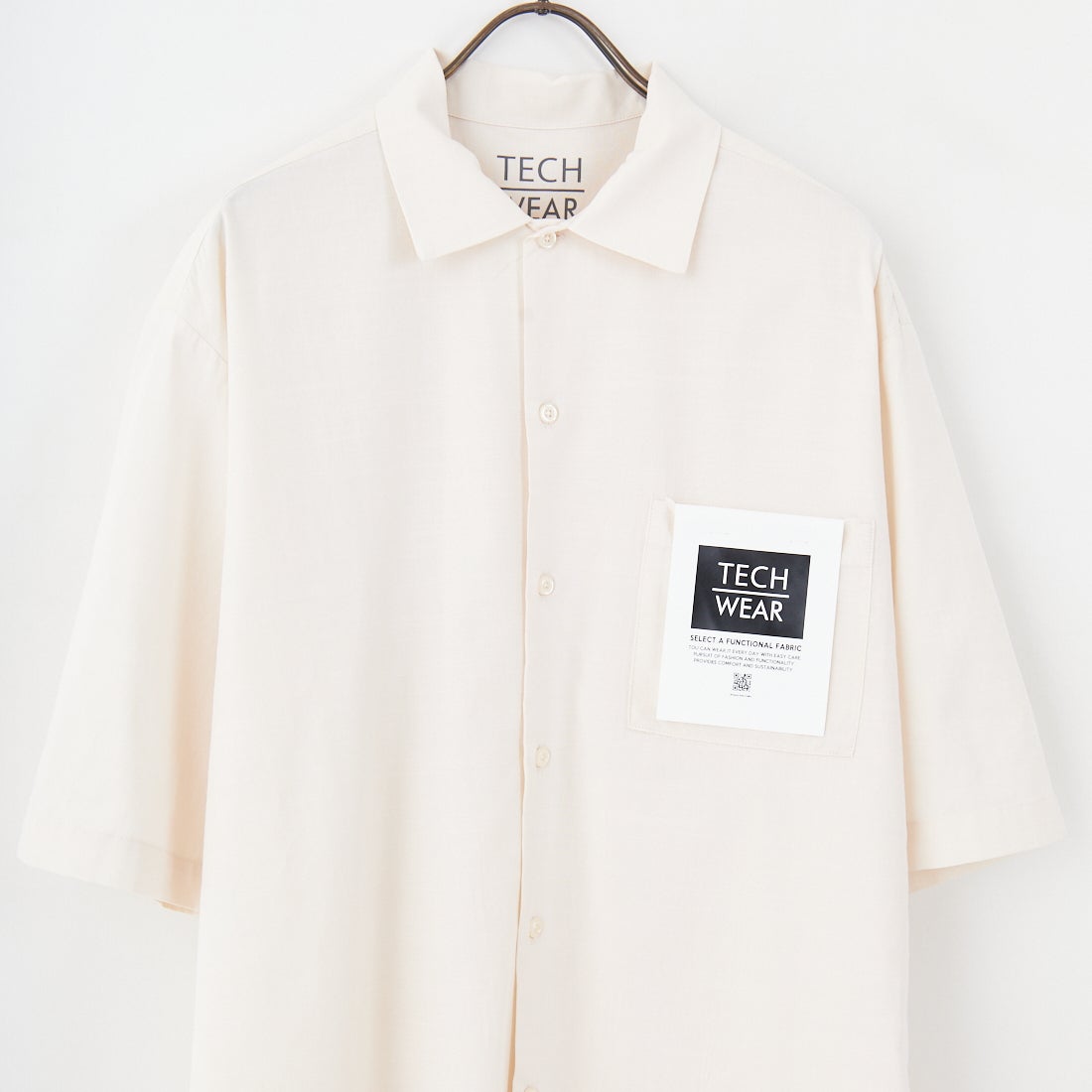 Jeans Factory Clothes [ジーンズファクトリークローズ] テックリネンワンナップカラーシャツ [EPC-53100] 1 IVORY