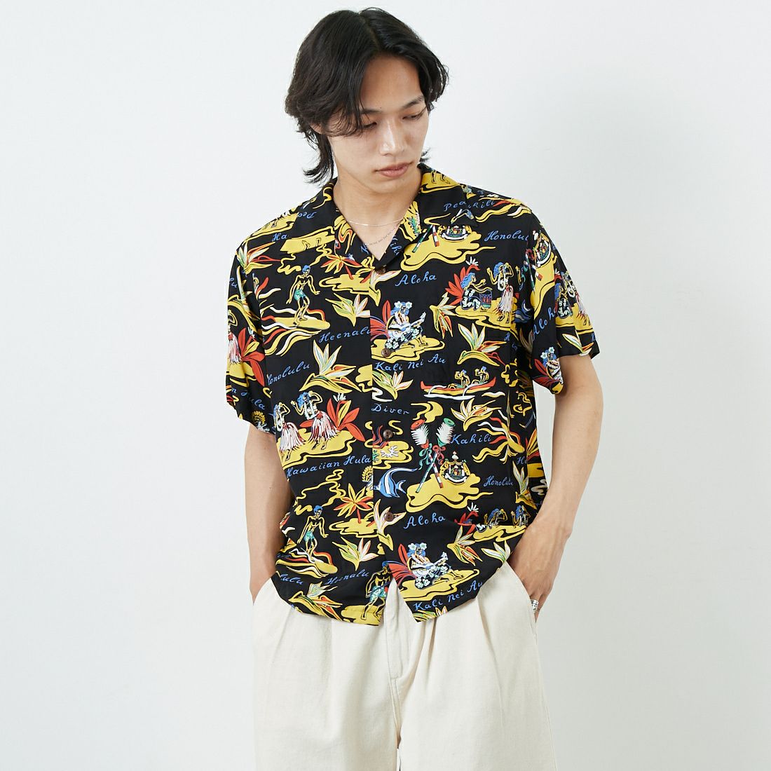 119 BLACK&&モデル身長：179cm 着用サイズ：M&&