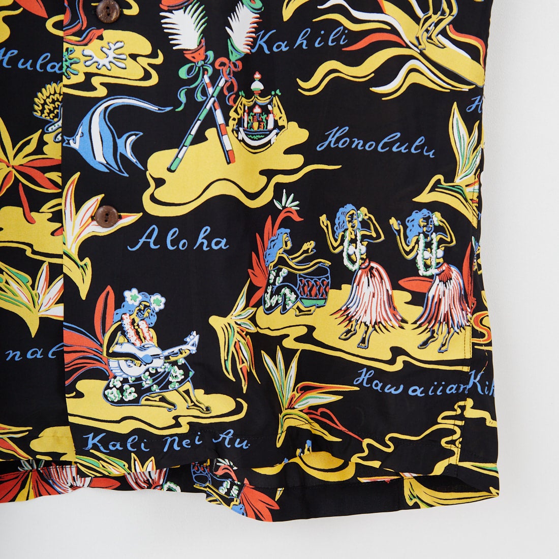 SUN SURF [サンサーフ] レーヨンハワイアンシャツ [SS39411] 119 BLACK