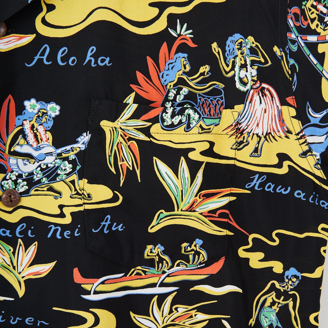 SUN SURF [サンサーフ] レーヨンハワイアンシャツ [SS39411] 119 BLACK