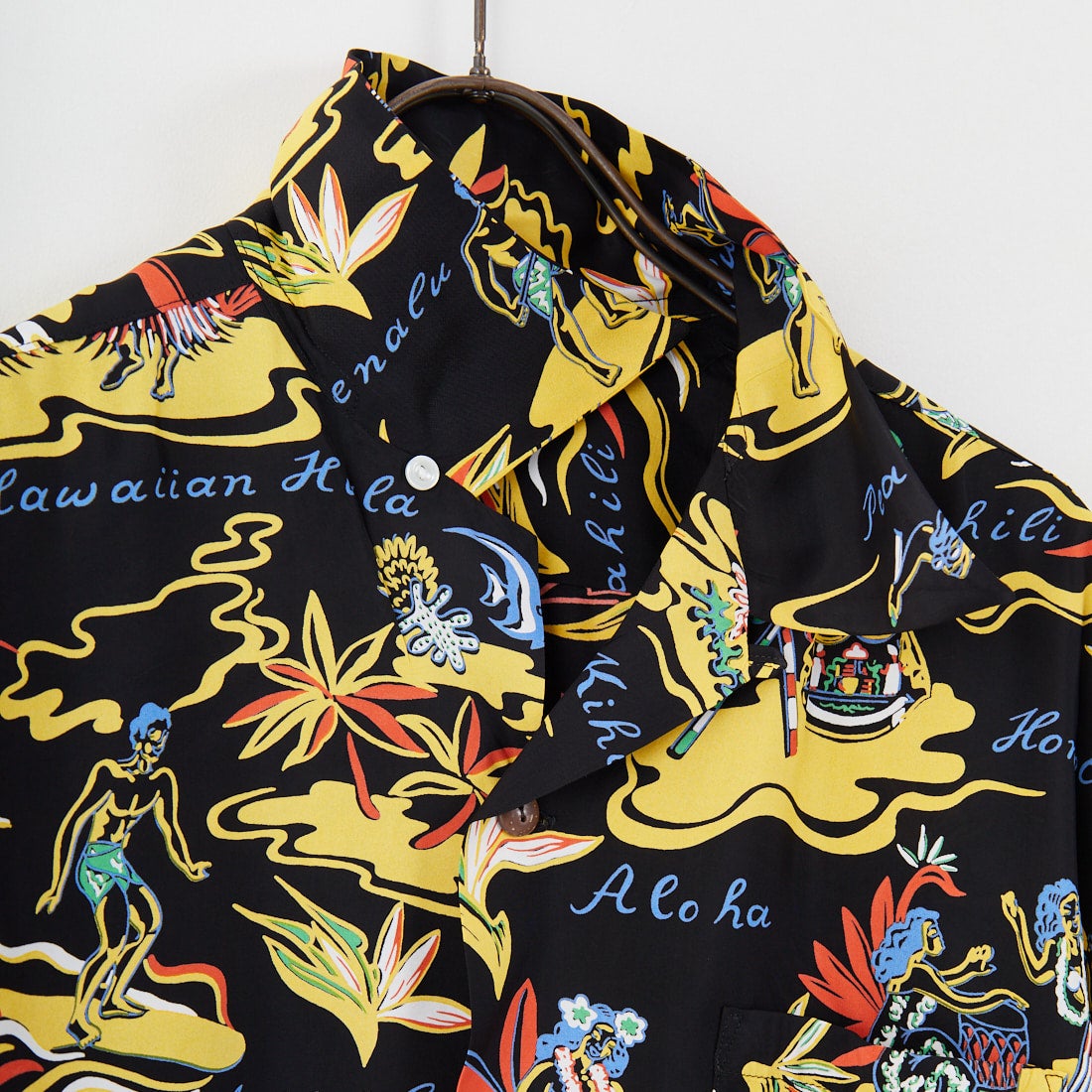 SUN SURF [サンサーフ] レーヨンハワイアンシャツ [SS39411] 119 BLACK