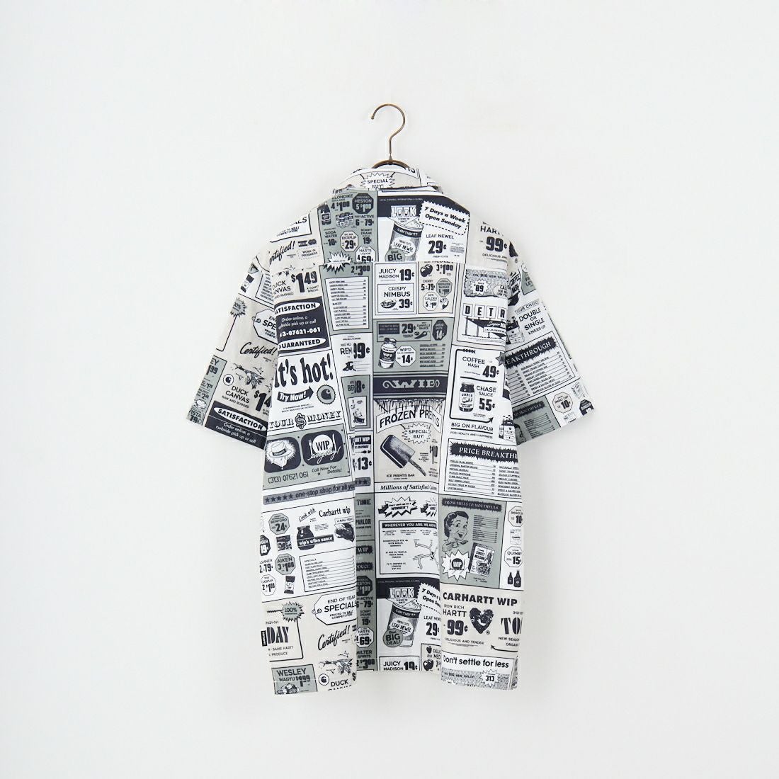 carhartt WIP [カーハートダブリューアイピー] ショートスリーブカタログシャツ [I034548] NEUTRAL