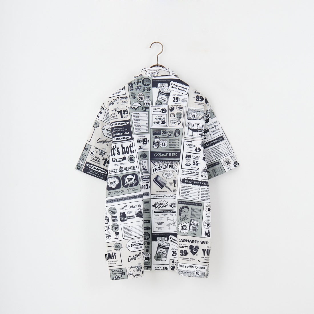 carhartt WIP [カーハートダブリューアイピー] ショートスリーブカタログシャツ [I034548] NEUTRAL