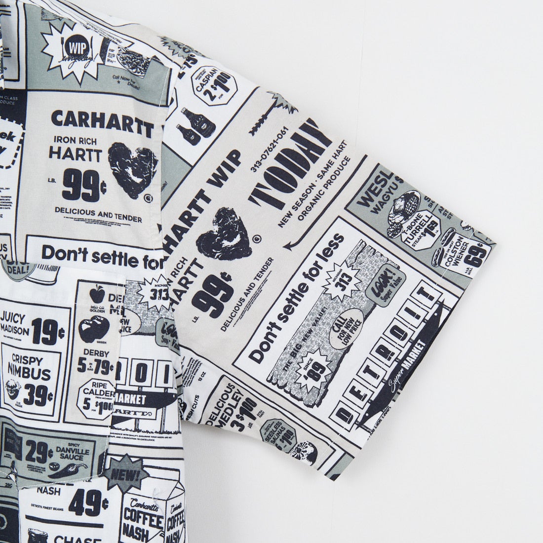 carhartt WIP [カーハートダブリューアイピー] ショートスリーブカタログシャツ [I034548] NEUTRAL