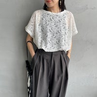 9000 WHT&&モデル身長：160cm 着用サイズ：1&&