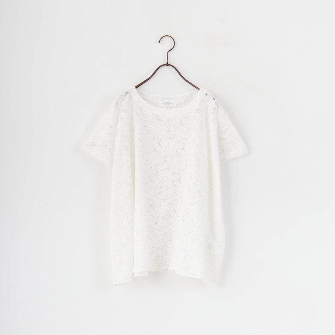 soil [ソイル] チュールレースフレンチスリーブスモック [NSL25052] 9000 WHT