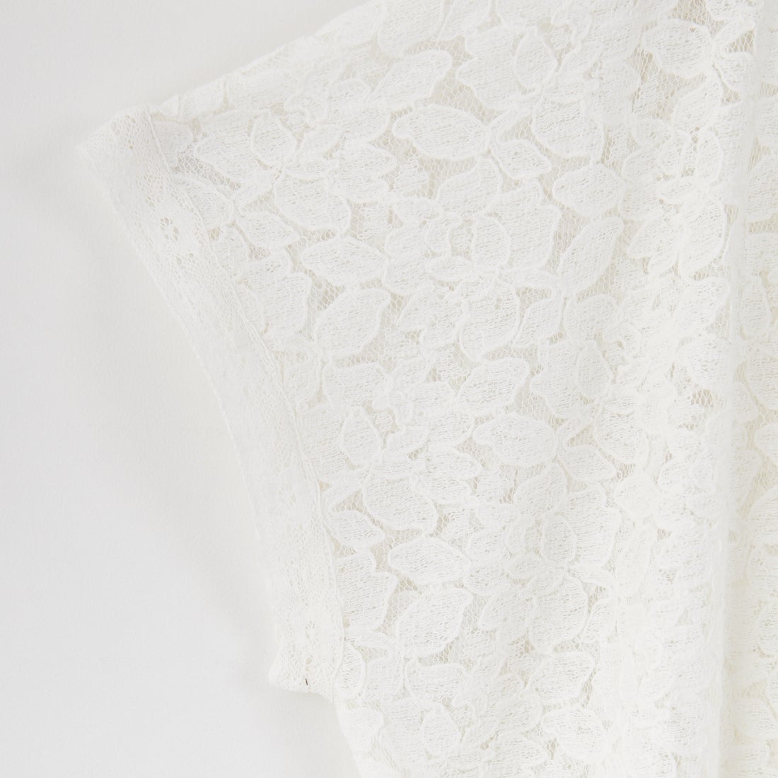 soil [ソイル] チュールレースフレンチスリーブスモック [NSL25052] 9000 WHT