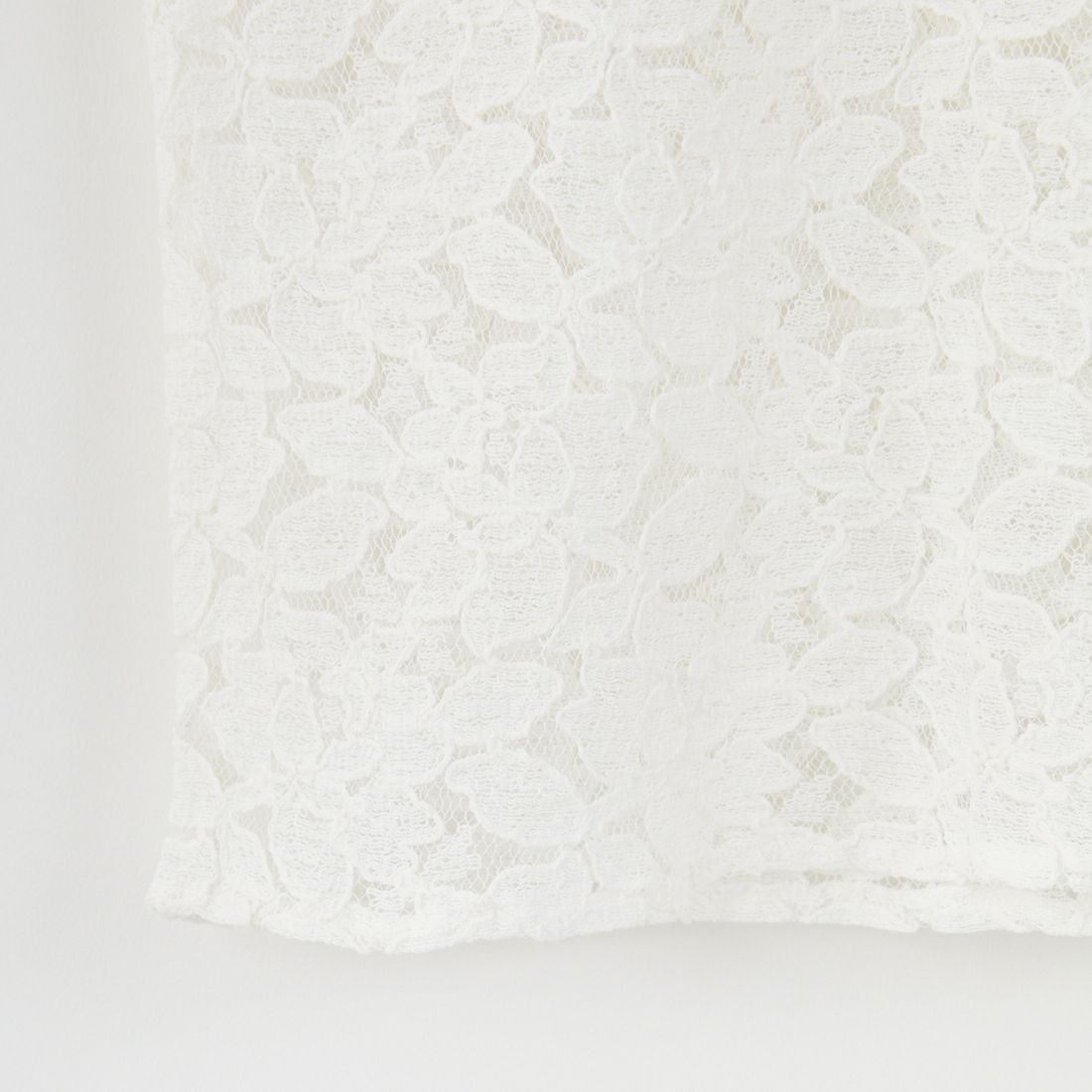 soil [ソイル] チュールレースフレンチスリーブスモック [NSL25052] 9000 WHT