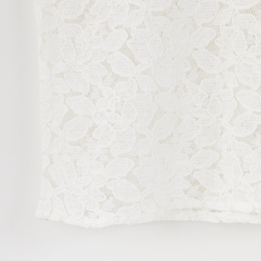 soil [ソイル] チュールレースフレンチスリーブスモック [NSL25052] 9000 WHT