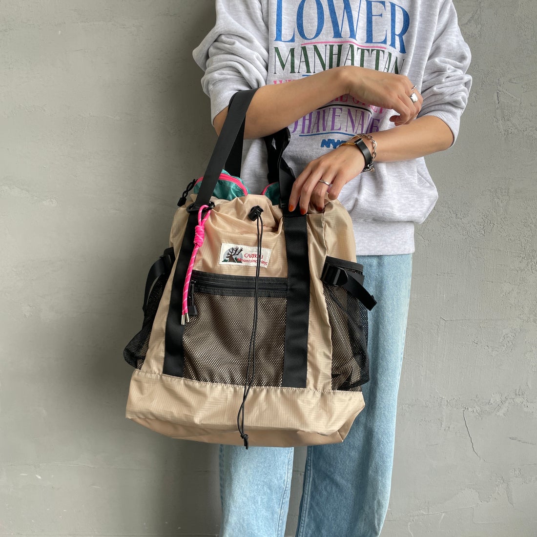 CARIBOU Mountaineering [カリブーマウンテニアリング] 別注 2WAYバックパック [CB24-AC-IN5-JF] BEIGE