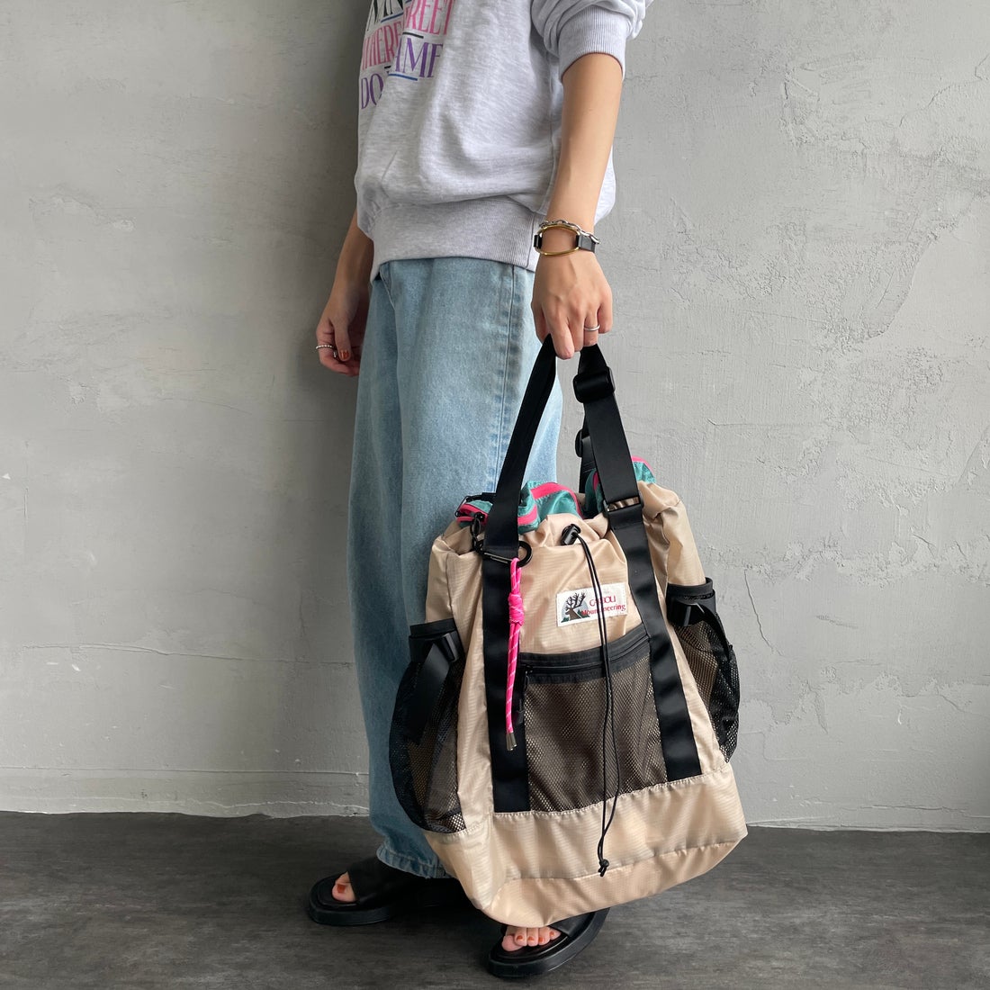 CARIBOU Mountaineering [カリブーマウンテニアリング] 別注 2WAYバックパック [CB24-AC-IN5-JF] BEIGE