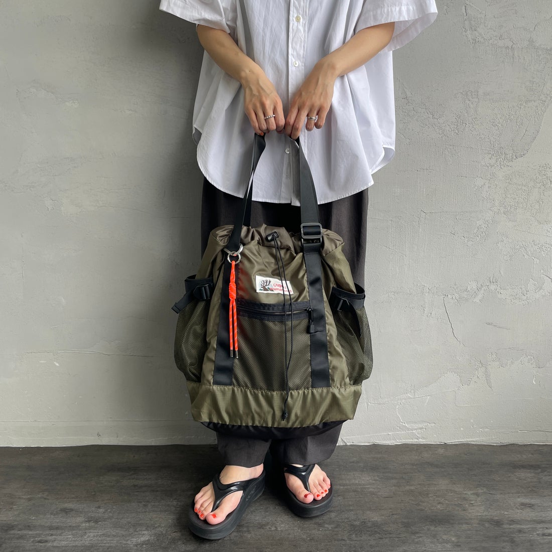 CARIBOU Mountaineering [カリブーマウンテニアリング] 別注 2WAYバックパック [CB24-AC-IN5-JF] OLIVE