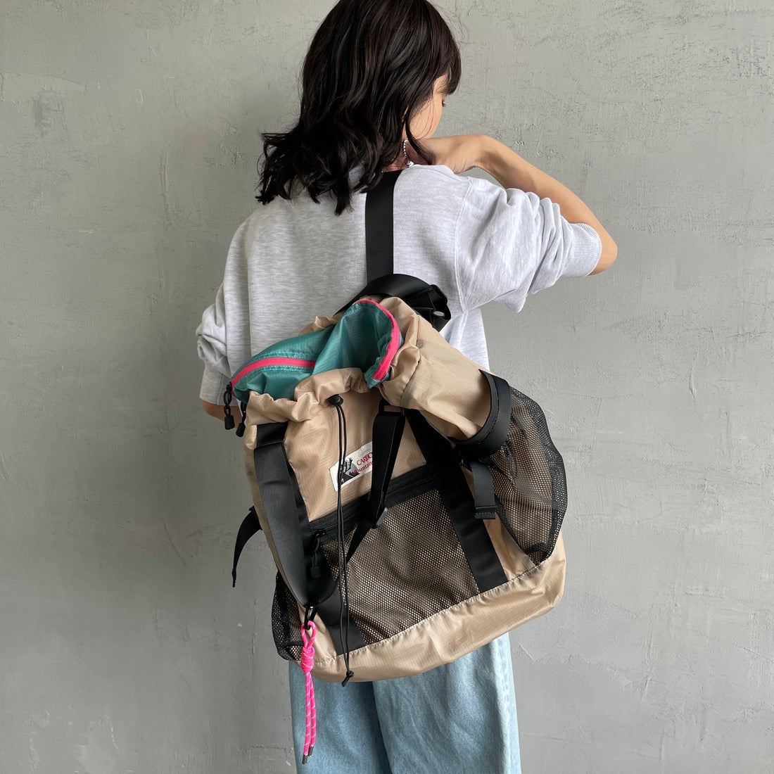 CARIBOU Mountaineering [カリブーマウンテニアリング] 別注 2WAYバックパック [CB24-AC-IN5-JF] BEIGE