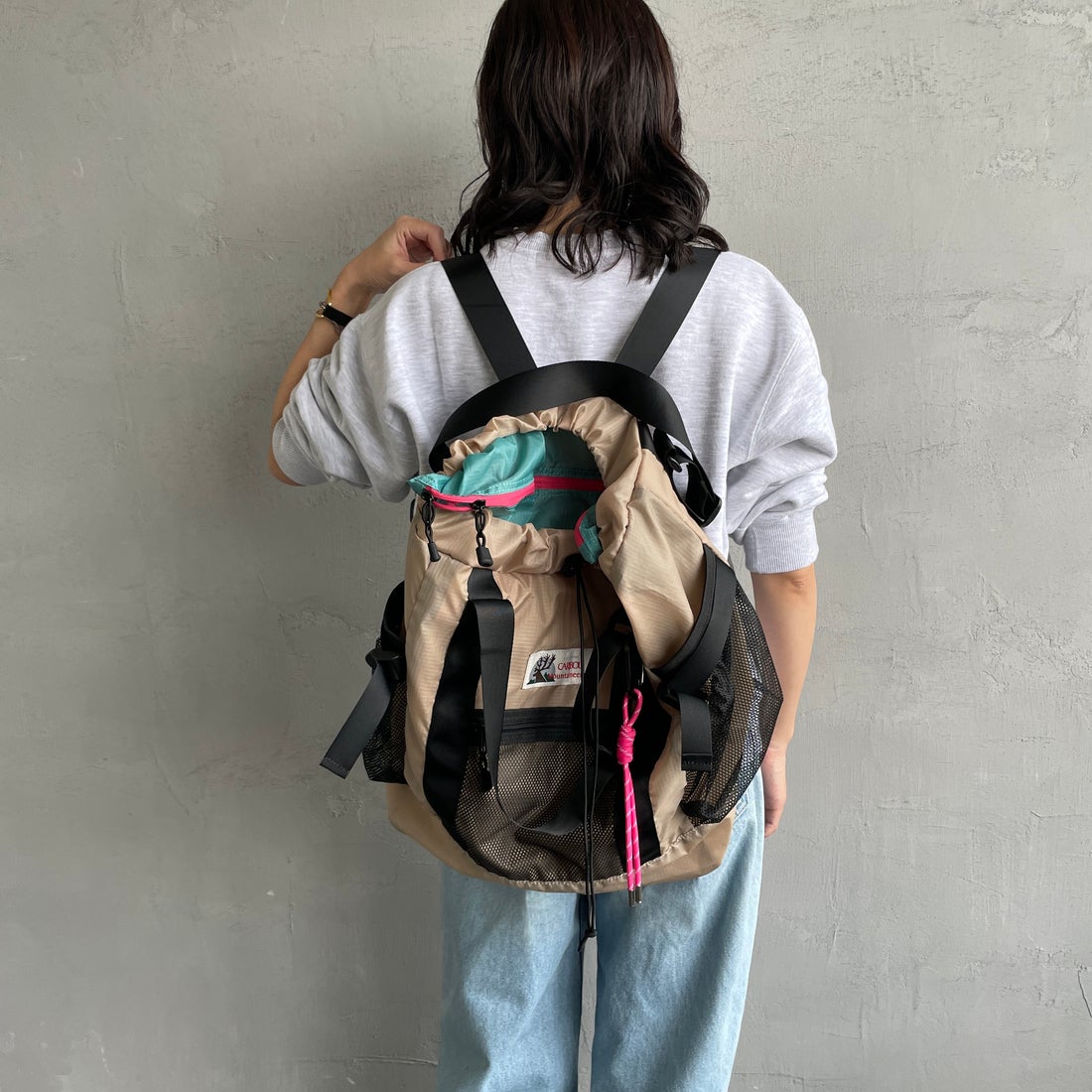 CARIBOU Mountaineering [カリブーマウンテニアリング] 別注 2WAYバックパック [CB24-AC-IN5-JF] BEIGE