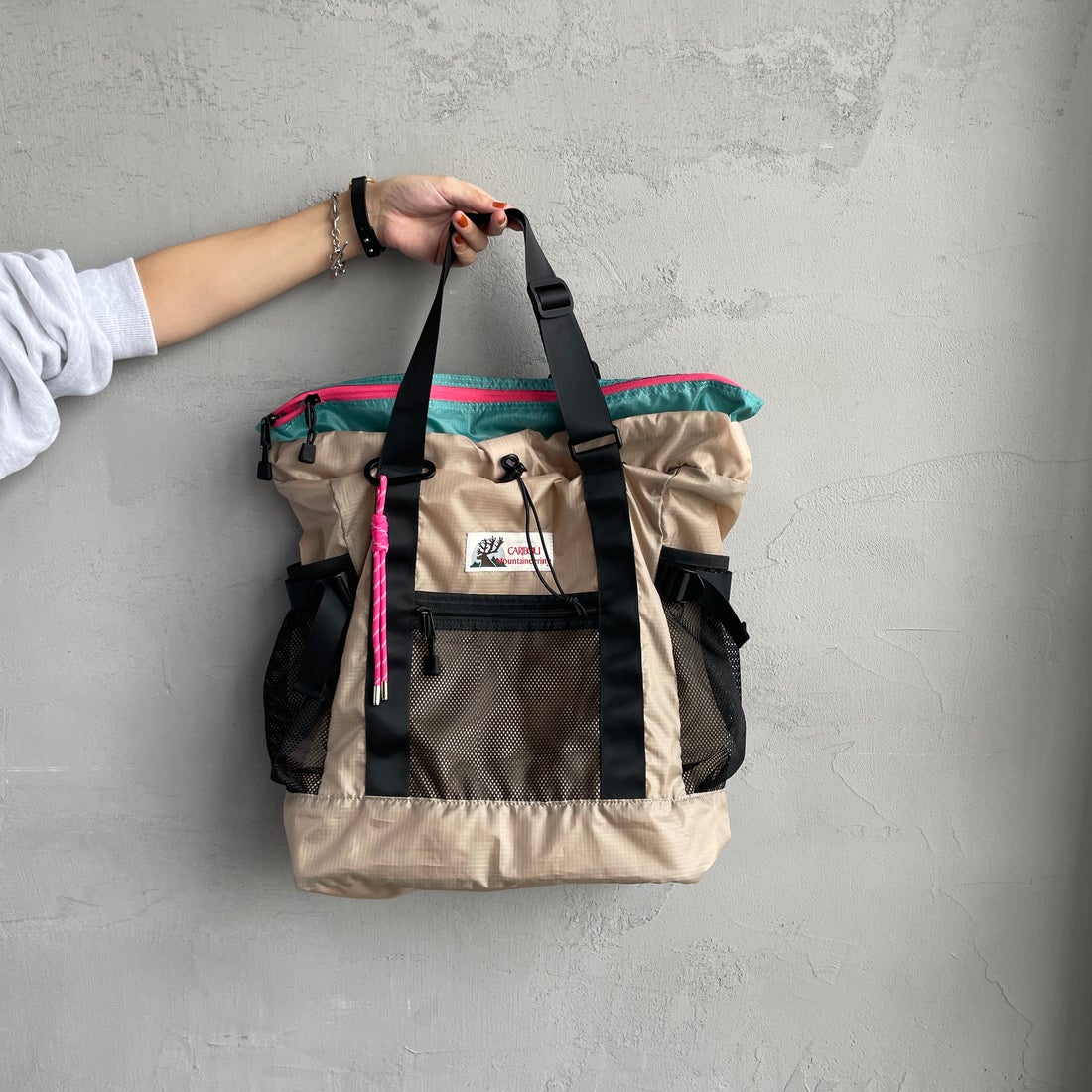 CARIBOU Mountaineering [カリブーマウンテニアリング] 別注 2WAYバックパック [CB24-AC-IN5-JF] BEIGE