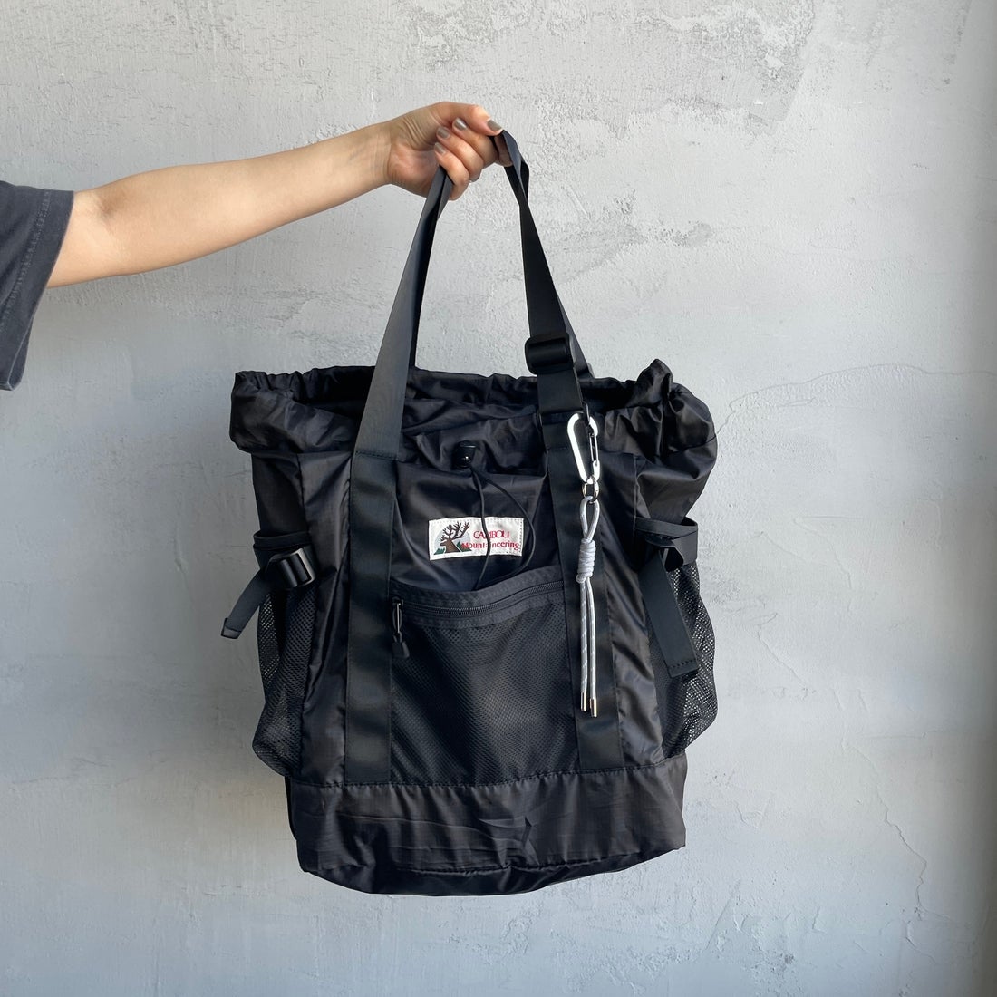 CARIBOU Mountaineering [カリブーマウンテニアリング] 別注 2WAYバックパック [CB24-AC-IN5-JF] BLACK