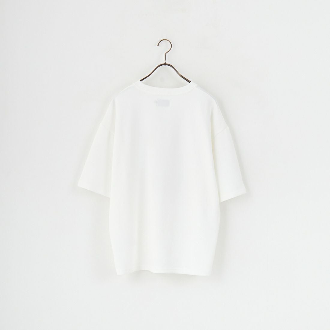 33Degrees [サーティースリーディグリーズ] 梨地刺繍Tシャツ [25140JF] C WHTﾄﾗ