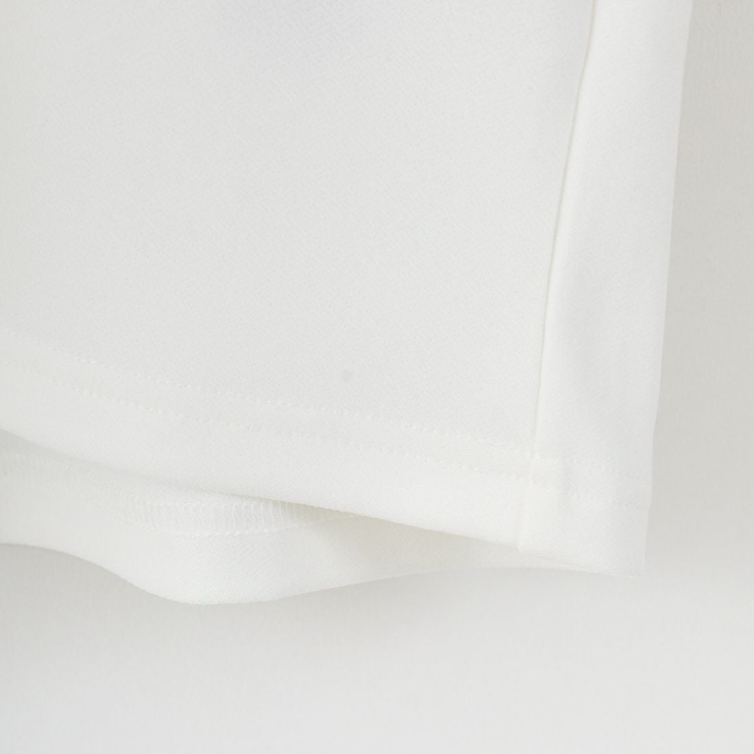 33Degrees [サーティースリーディグリーズ] 梨地刺繍Tシャツ [25140JF] C WHTﾄﾗ